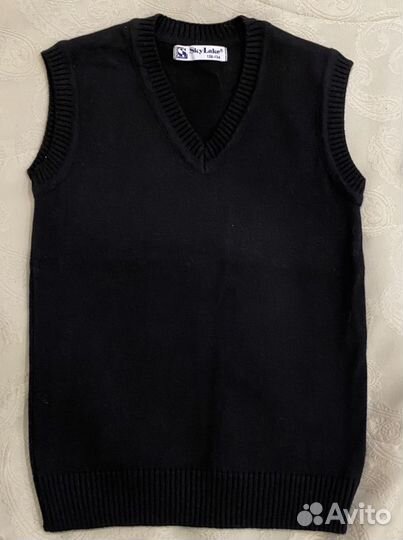 Жилет для мальчика школьный рост 128