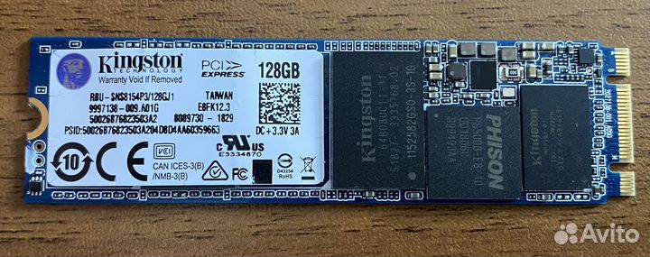 Ssd m2 kingston 128гб