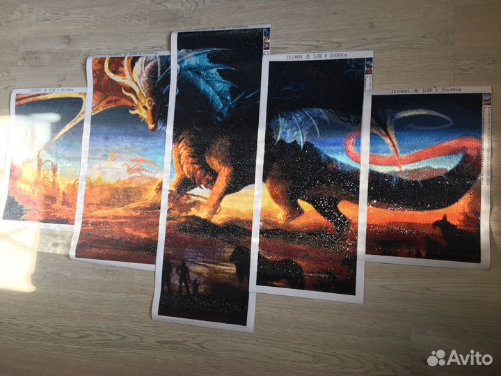 Алмазная мозайка.Србранная