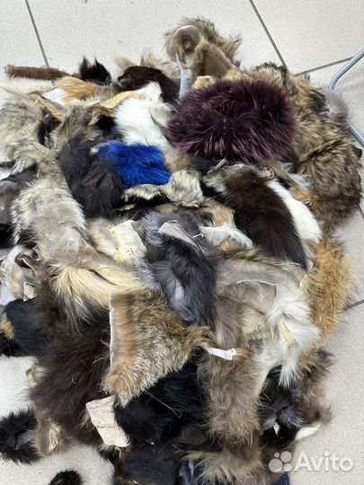 Обрезь меха и кожи