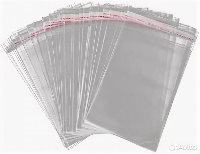 Пакеты бопп с клеевым клапаном (более 60 размеров)