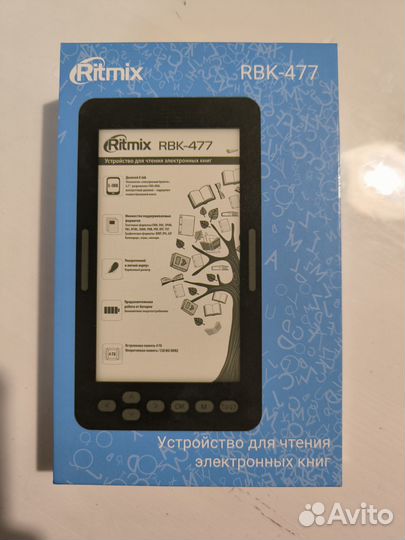 Электронная книга Ritmix rbk477