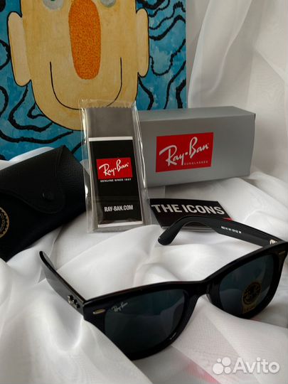 Очки Ray-Ban Wayfarer 2140 (черные)