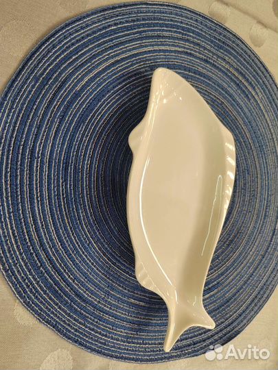 Тарелка, блюдо для рыбы, селедочница