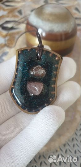 Кулон Оргонит Розовый Кварц