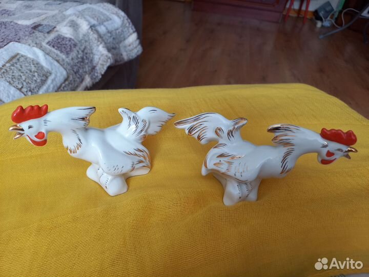 Петушки Рига фарфор