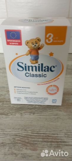 Детская молочная смесь симилак 3