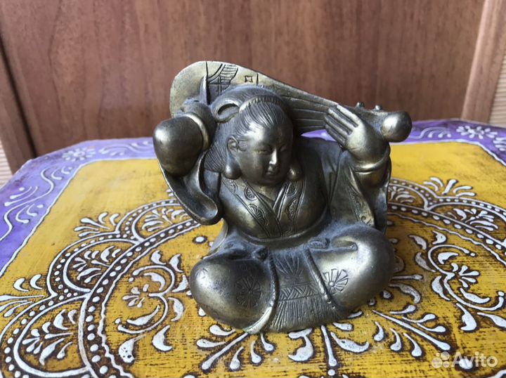 Китайские божки из латуни. Старый Китай