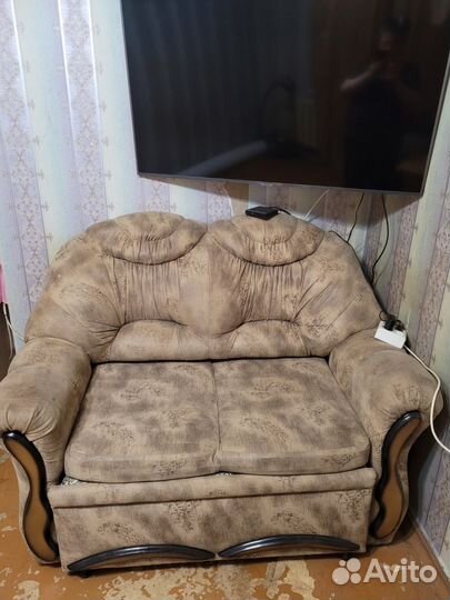 Диван прямой раскладной бу