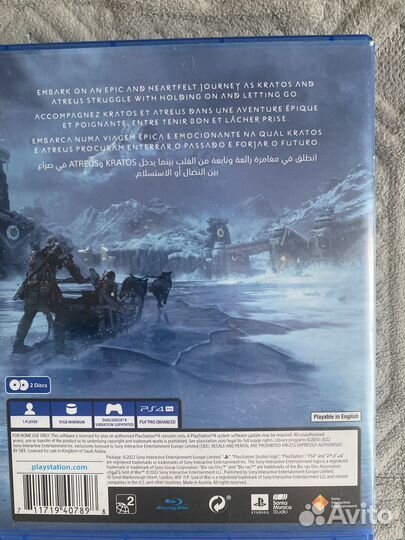 God of war ragnarok ps4 русская озвучка