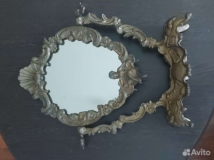 Зеркало, бронза, антиквариат