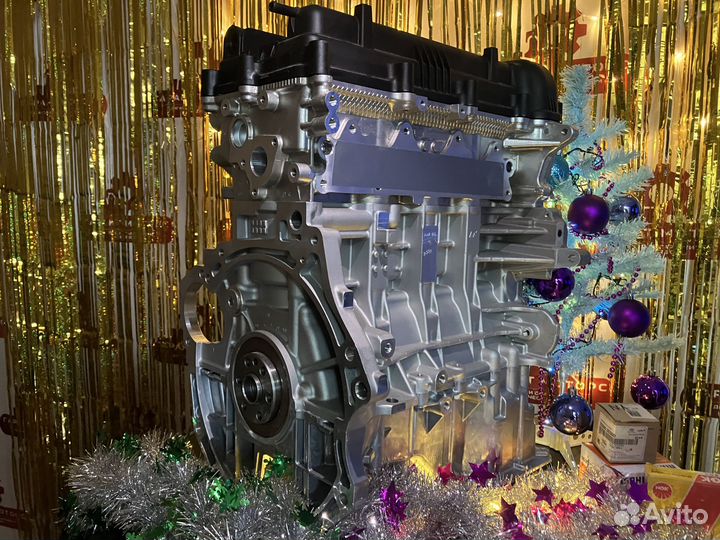 Двигатель новый (мотор) Hyundai Solaris Kia Rio 3