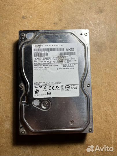 HDD от 320Gb до 3TB