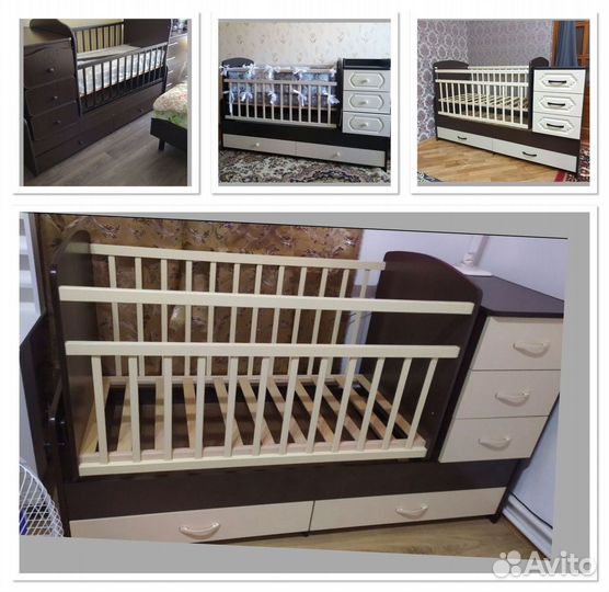 Детская кроватка 3 в 1