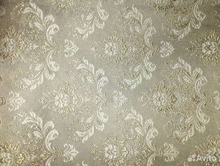 Шторы бежевые сатиновые