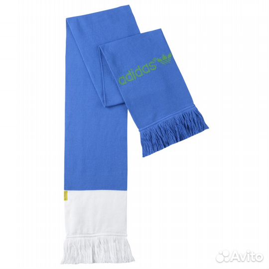 Новый шарф Адидас сине/белый