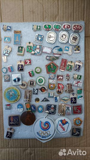 Значки СССР спортивные