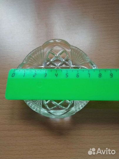 Богемия Чсср Хрусталь Розетка Богемия Хрустальная