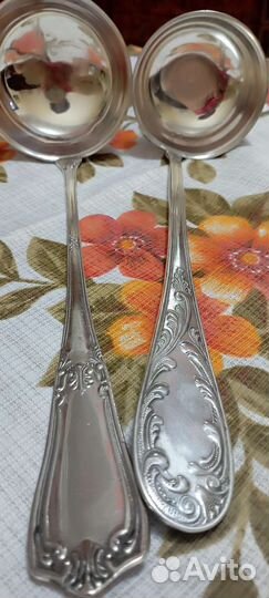 Половник мельхиор СССР Киев, Старое Пламя