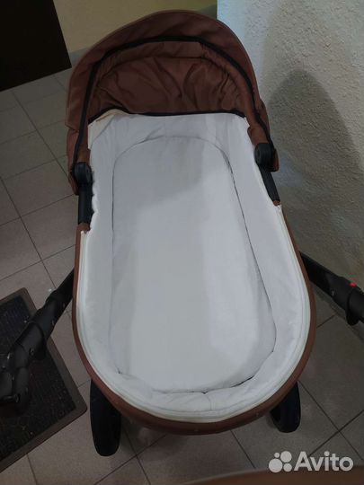 Коляска roan bass soft 2 в 1 экокожа