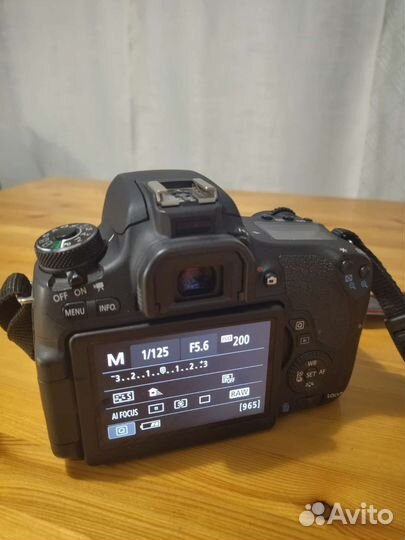 Зеркальный фотоаппарат canon 760d
