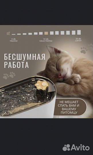 Поилка для кошек и собак