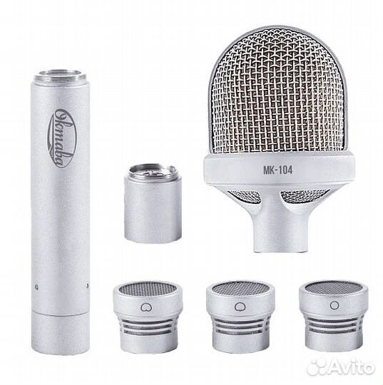 Микрофон Октава МК-012-40 (никель, в картон. упак