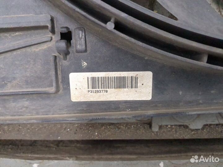 Вентилятор радиатора Volvo S60, 2011