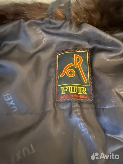 Шуба из меха бобра б/у
