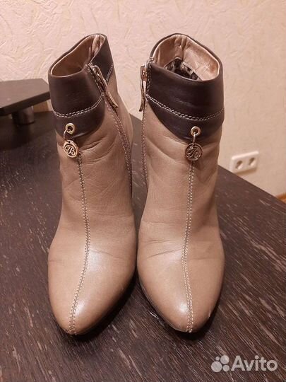 Ботильоны женские 37 размер натуральная кожа