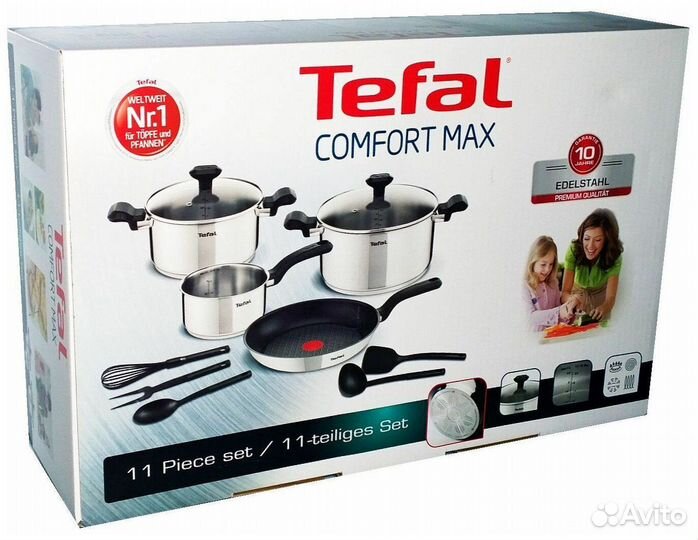 Набор посуды Тефаль новый