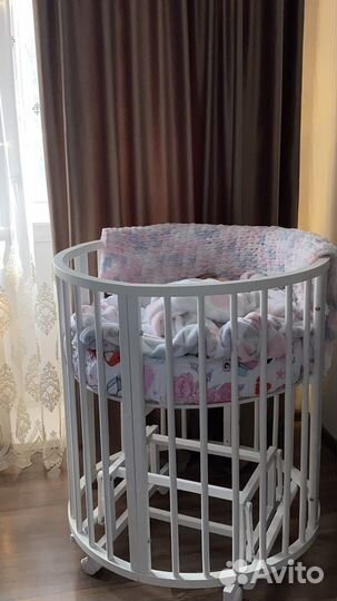 Матрас для круглой кроватки