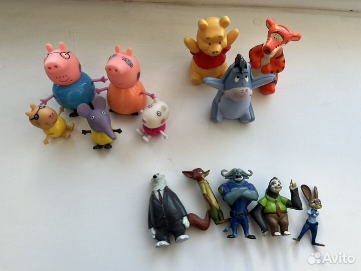 Игрушки из Макдональдс,disney и tatty taddy