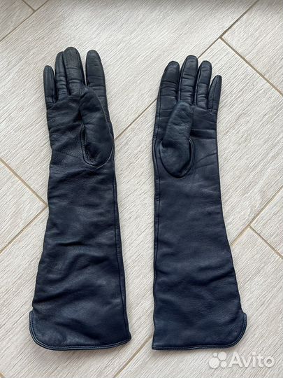 Перчатки женские кожаные labbra. Размер 7