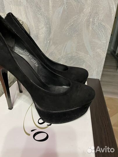 Туфли женские 38 размер натуральная замша