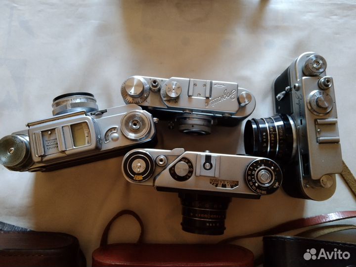 Старенькие фотоаппараты