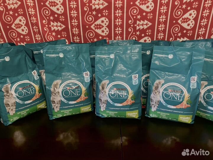 Сухой корм Purina ONE для домашних кошек, 3 кг