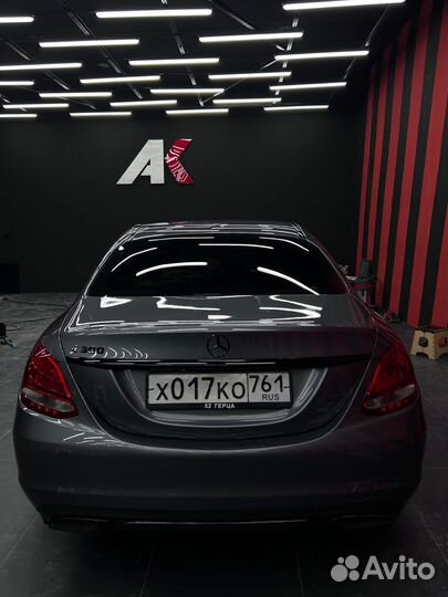 Диффузор на задний бампер mercedes w205