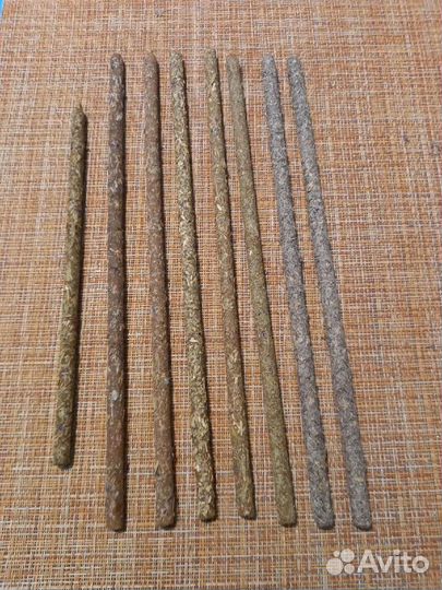 Свечи,свечи скрутки восковые с травами