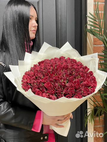 Букет цветов из 101 розы