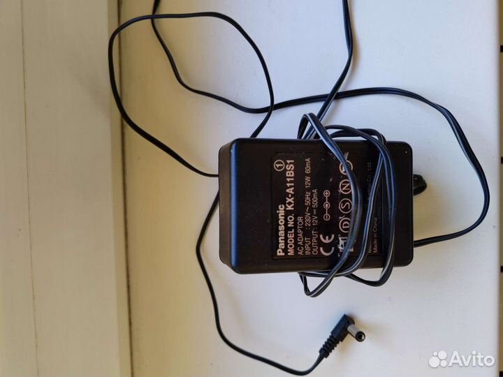 Адаптер з/у Panasonic KX-A11BS1 OUT DC 12V-500ma