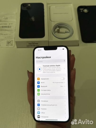 iPhone 13 128GB(4 мес,Акб 100,На гарантии,sim)