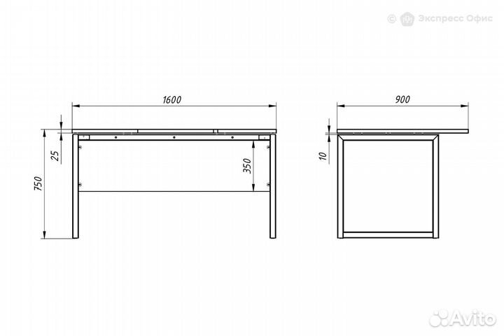 Стол письменный эргономичный правый Xten QP xqpcet 169(R)