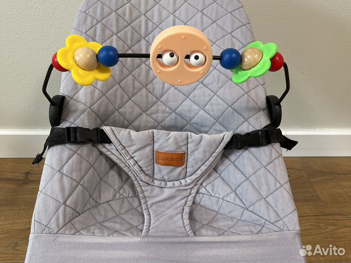 Шезлонг детский для новорожденных luxmom