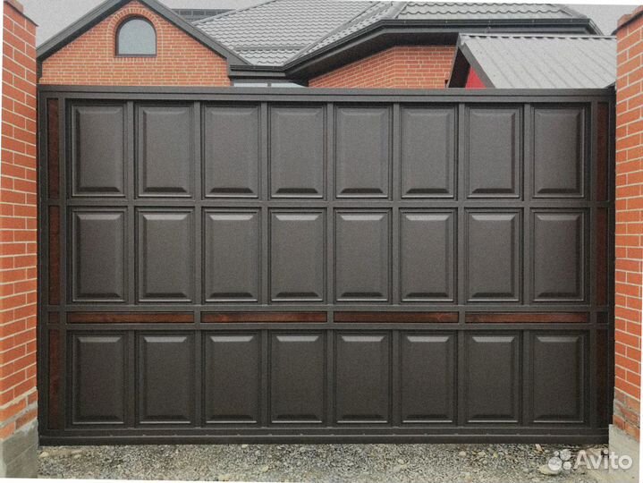 Откатные ворота под ключ