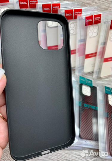 Чехол для iPhone 12mini /12/12 Pro Max Hoco Carbon