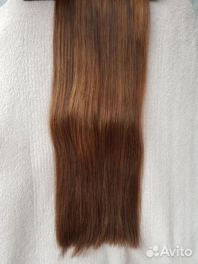 Натуральные волосы на заколках Berkana 50 см