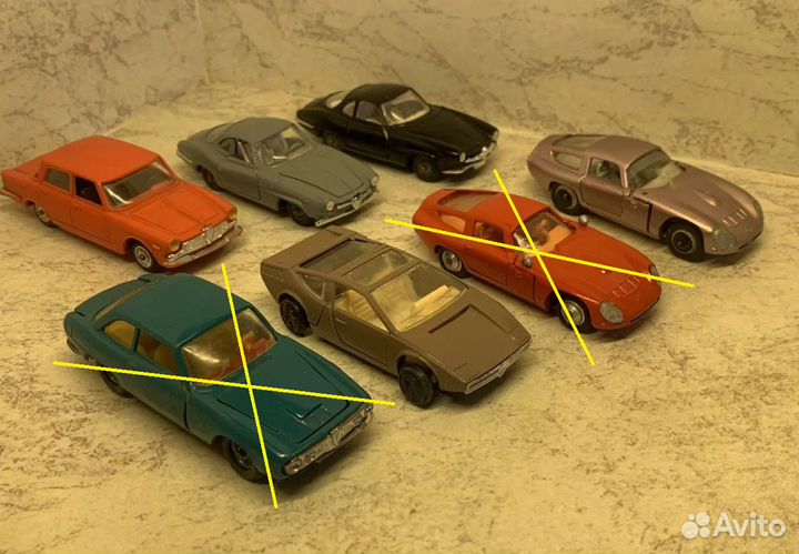 Alfa Romeo, Ford consul, ремейки из СССР 1:43