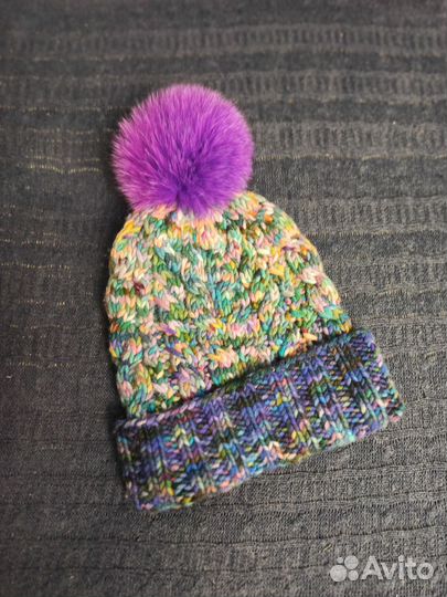 Шапка с помпоном