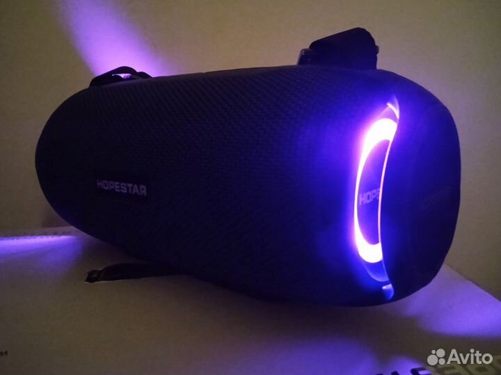 Hopestar H48 Колонка + Эквалайзер + Подсветка + FM